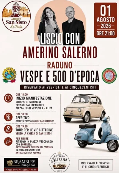 1° agosto, torna l’appuntamento con “Arriva San Sisto – La Festa”!
